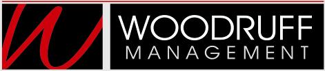 Woodruff Management Logo is shown in Bold Red and Black. 